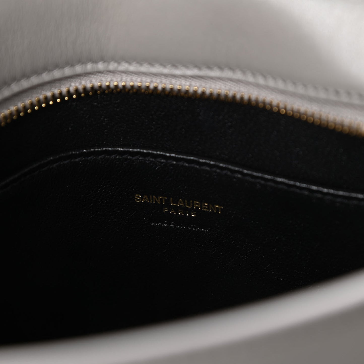 Calfskin Monogram Baby Cabas Oyster Grey
