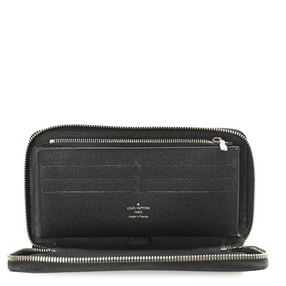 Louis Vuitton Epi Zippy Organizer Wallet Black 5 of 7