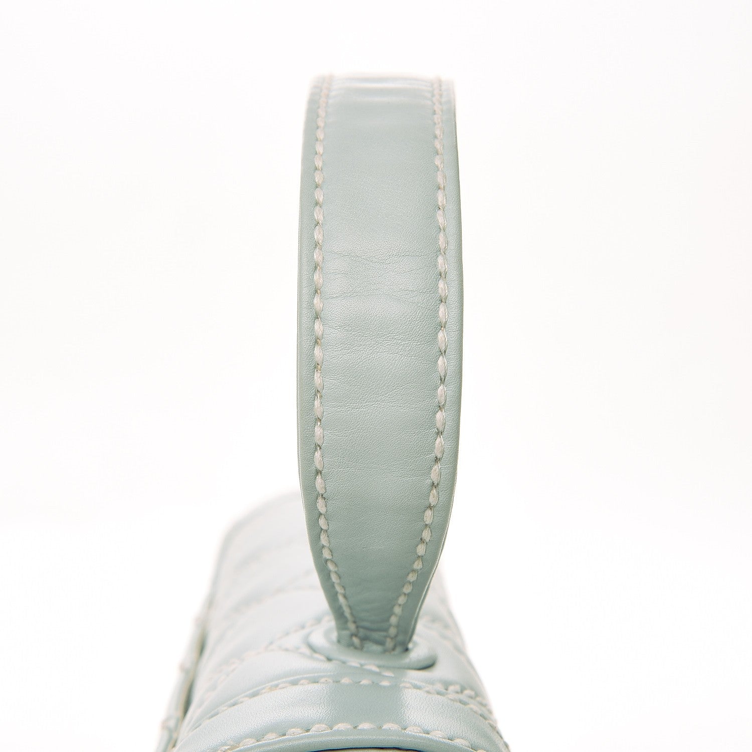 Chanel Calfskin Quilted Wild Stitch Flap Light Blue 12 of 12