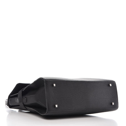 Delvaux Grained Calfskin GM Tempete Satchel Black 5 of 9