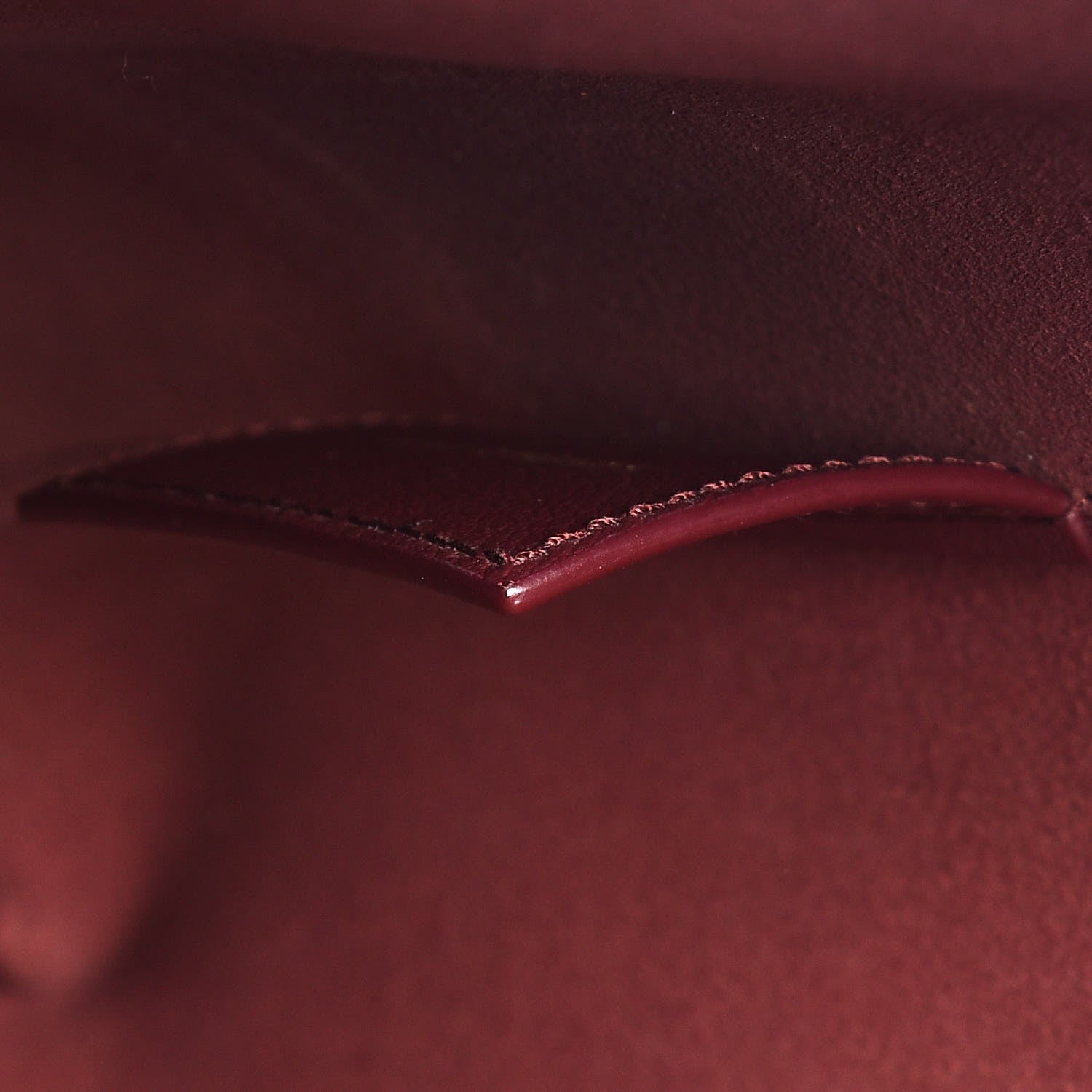 Saint Laurent Calfskin Toy Shopping Tote Dark Red 8 of 8
