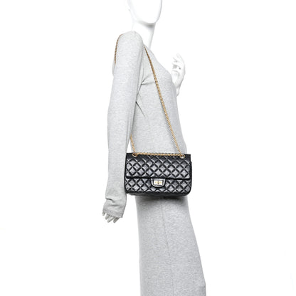 Chanel Aged Calfskin Quilted 2.55 Reissue 225 Flap Black 2 of 13