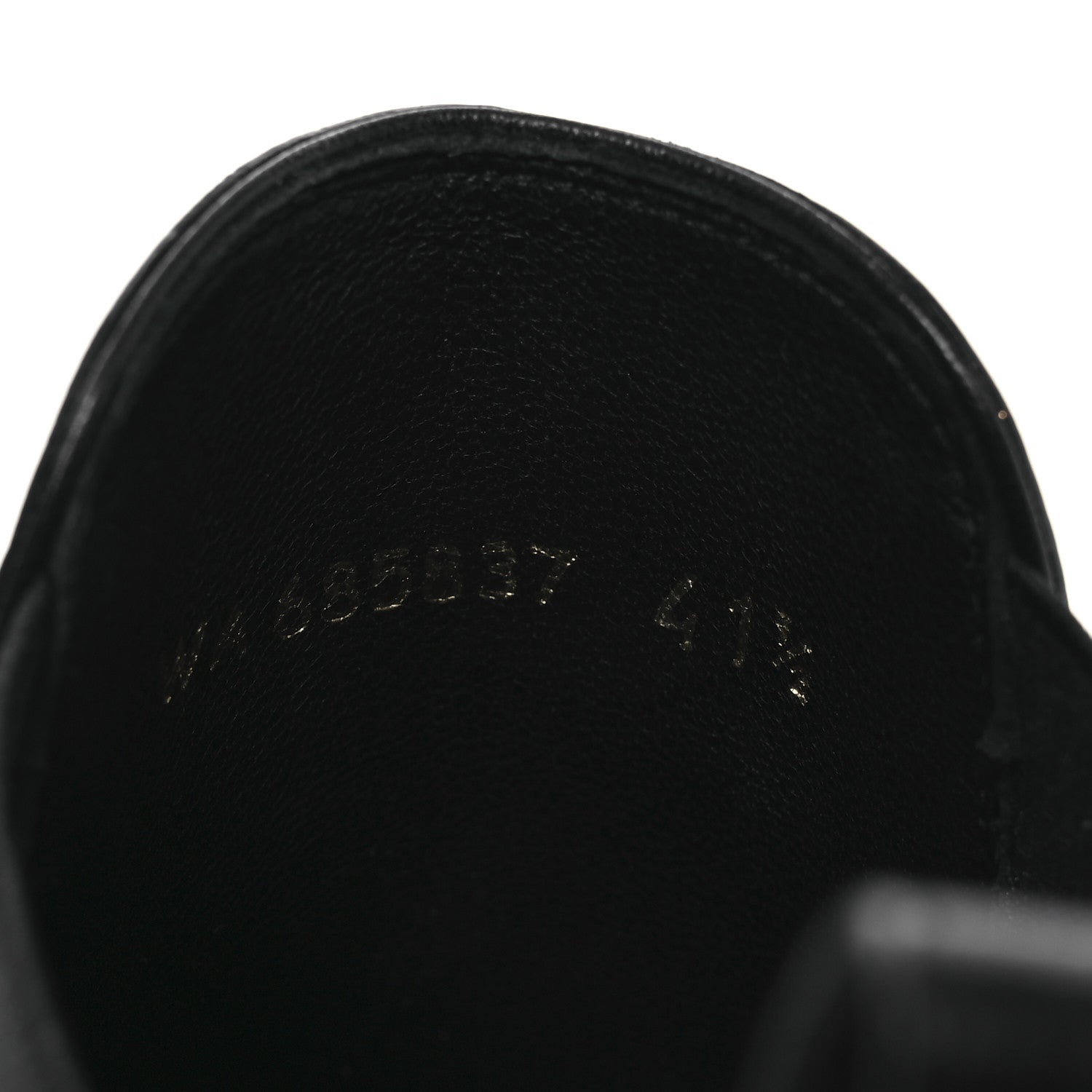 Saint Laurent Calfskin Mens Banana 50 Boots 41.5 Black 9 of 10
