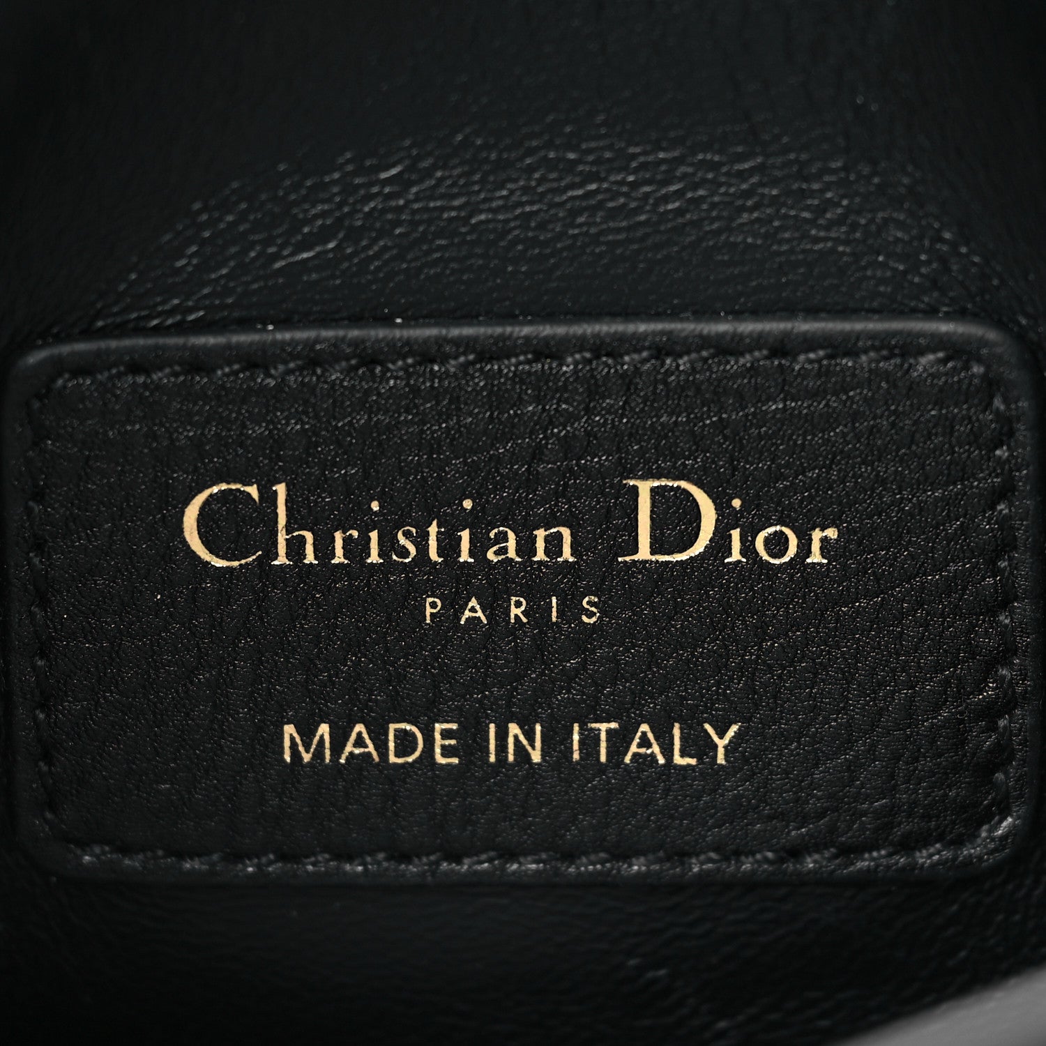 Christian Dior Supple Calfskin Cannage Micro Caro Bag Black 6 of 10