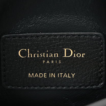 Christian Dior Supple Calfskin Cannage Micro Caro Bag Black 6 of 10
