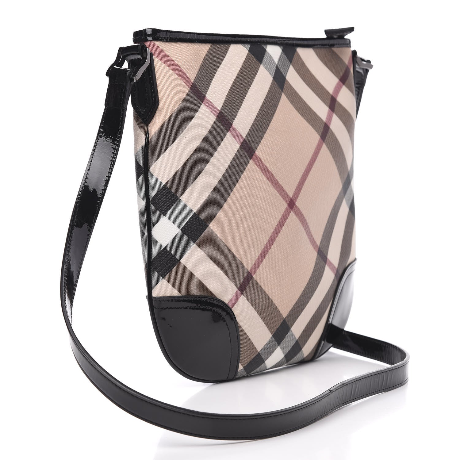 Burberry Supernova Check Small Dryden Crossbody Bag Black 3 of 9