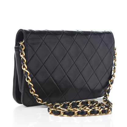 Chanel Lambskin Quilted Small Single Flap Bag Black 3 of 8