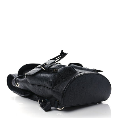 Gucci Calfskin Jumbo GG Embossed Small Backpack Black 4 of 9