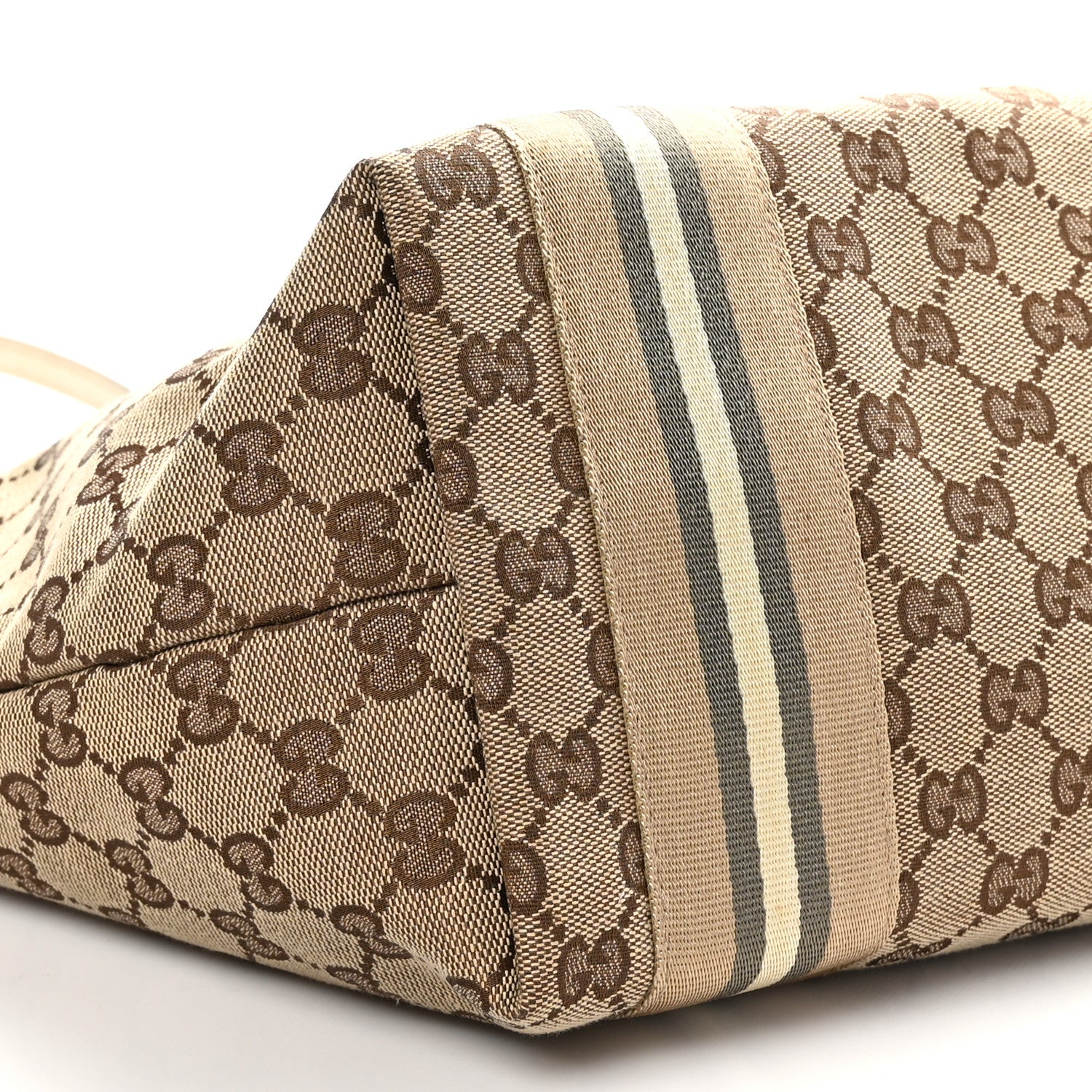 Gucci Monogram Web Medium Jolie Tote Yellow 8 of 10