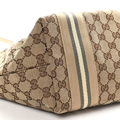 Gucci Monogram Web Medium Jolie Tote Yellow 8 of 10
