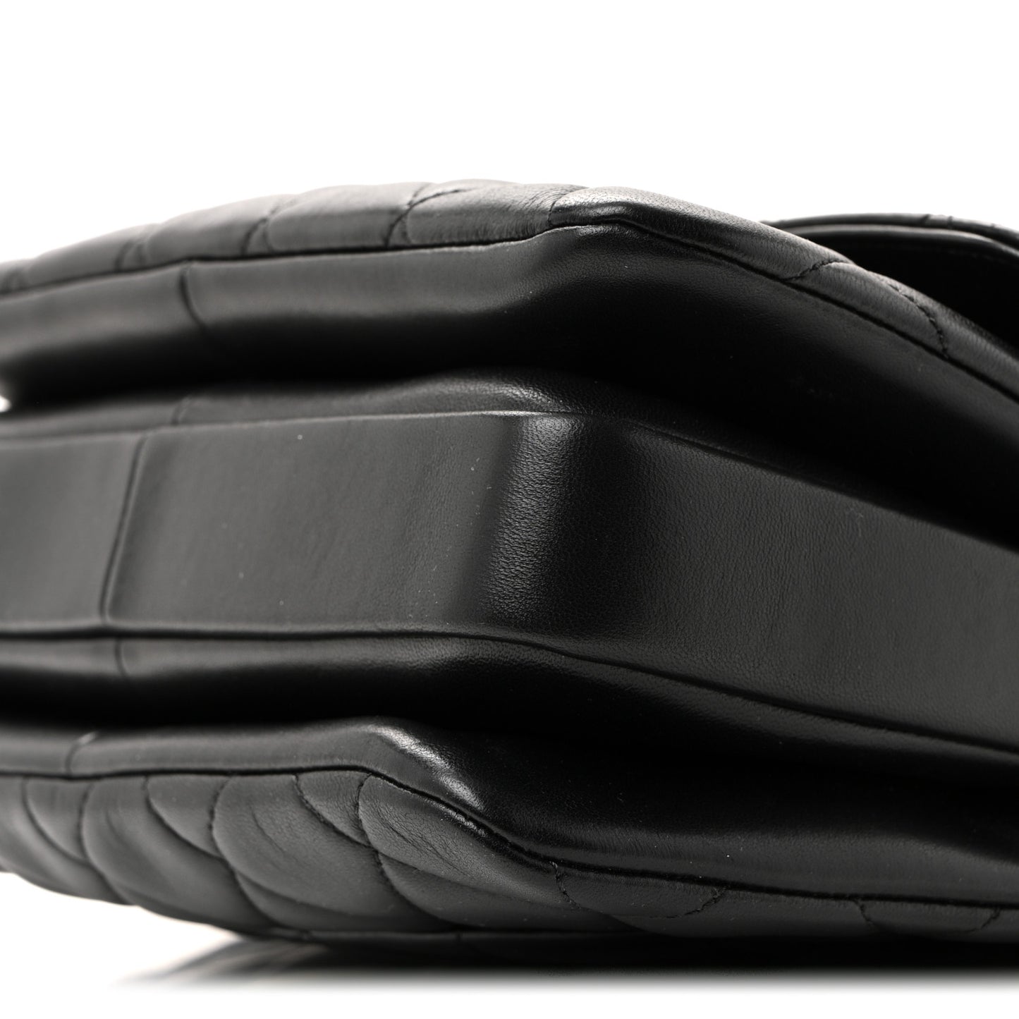 Lambskin Quilted Small Trendy CC Dual Handle Flap Bag Black