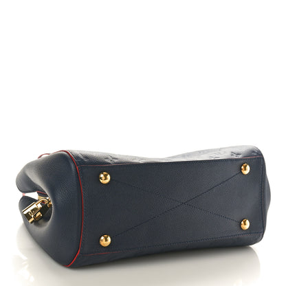 Louis Vuitton Empreinte Montaigne MM Marine Rouge 4 of 9