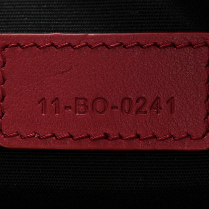 Christian Dior Calfskin Oblique Galaxy Perforated World Tour Messenger Pouch Red White 7 of 10