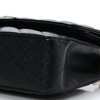 Chanel Caviar Quilted Medium Double Flap Black 9 of 9