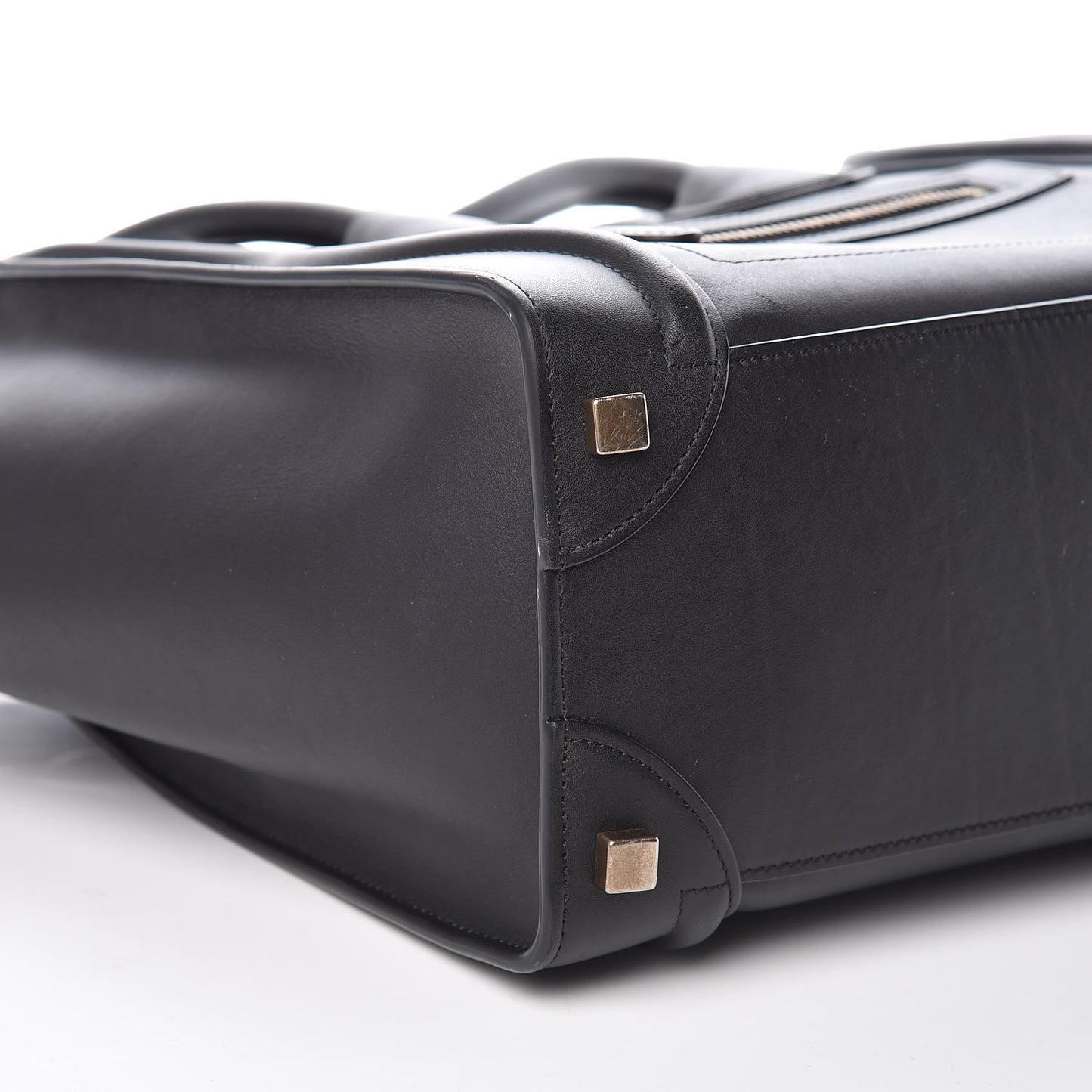 Smooth Calfskin Micro Luggage Black