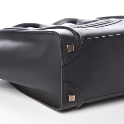 Celine Smooth Calfskin Micro Luggage Black 5 of 13
