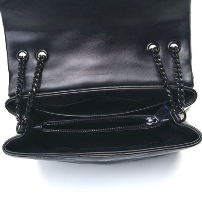 Saint Laurent Calfskin Y Quilted Monogram Small Loulou Chain Satchel Black 4 of 4