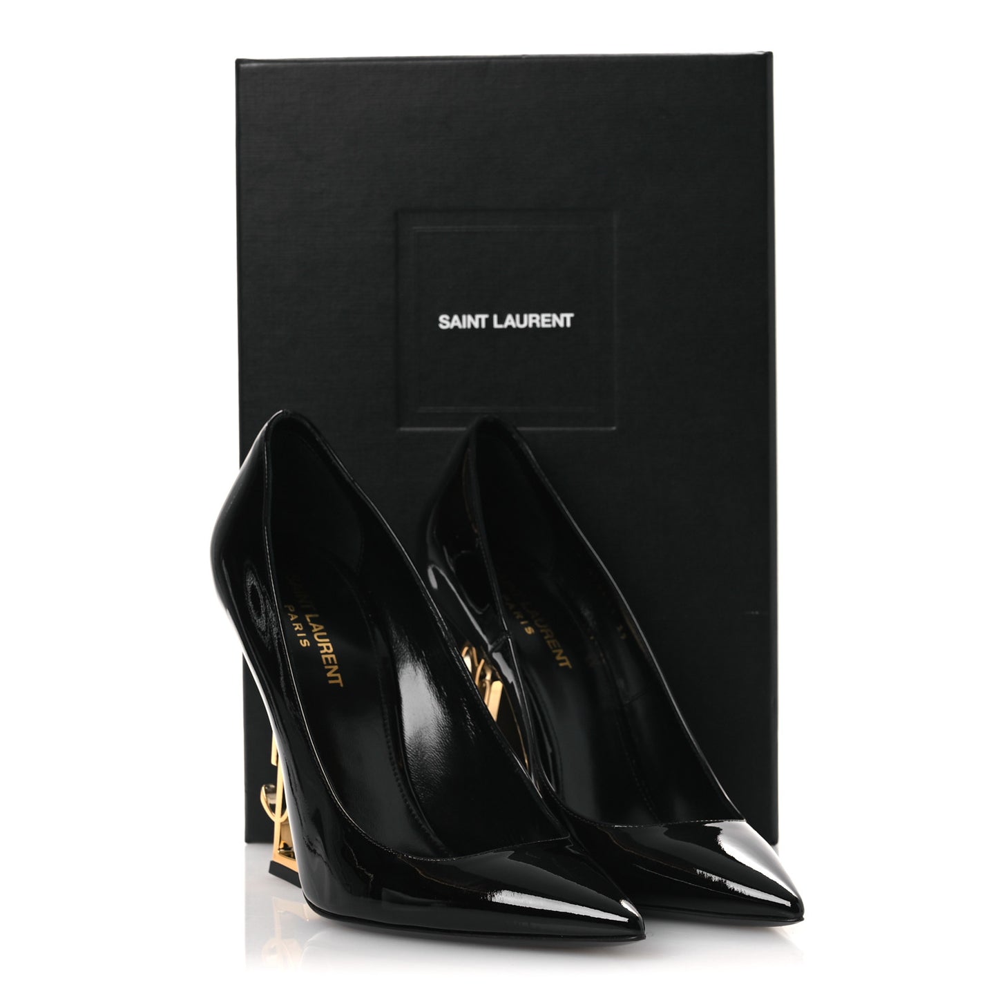 Patent Opyum 110 Pumps 39 Black Gold