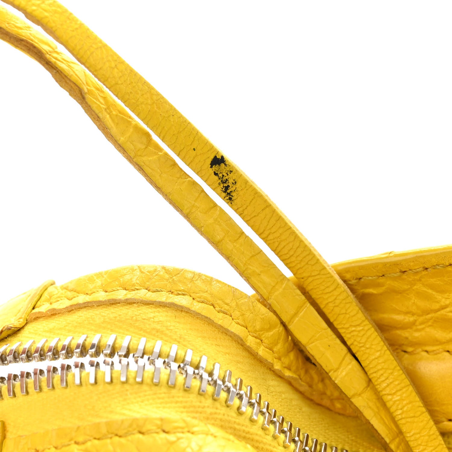Balenciaga Agneau Classic Silver Hardware City S Jaune Soleil 18 of 19