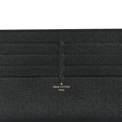 Louis Vuitton Calfskin Felicie Chain Wallet Card Holder Insert Black 6 of 9