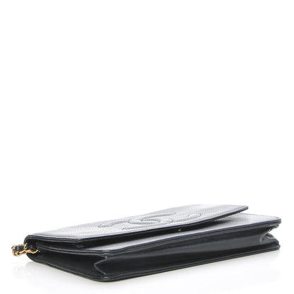 Chanel Caviar Timeless CC Wallet on Chain WOC Navy 4 of 8
