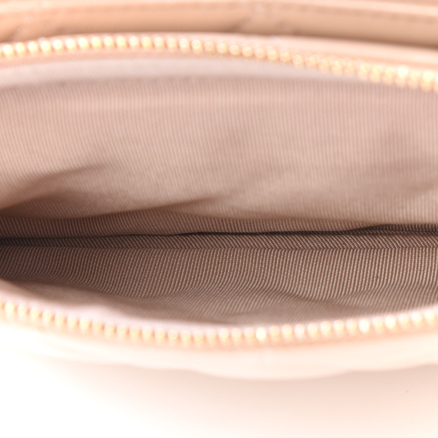 Chanel Shiny Lambskin Quilted Small Double Case With Strap Beige 5 of 10