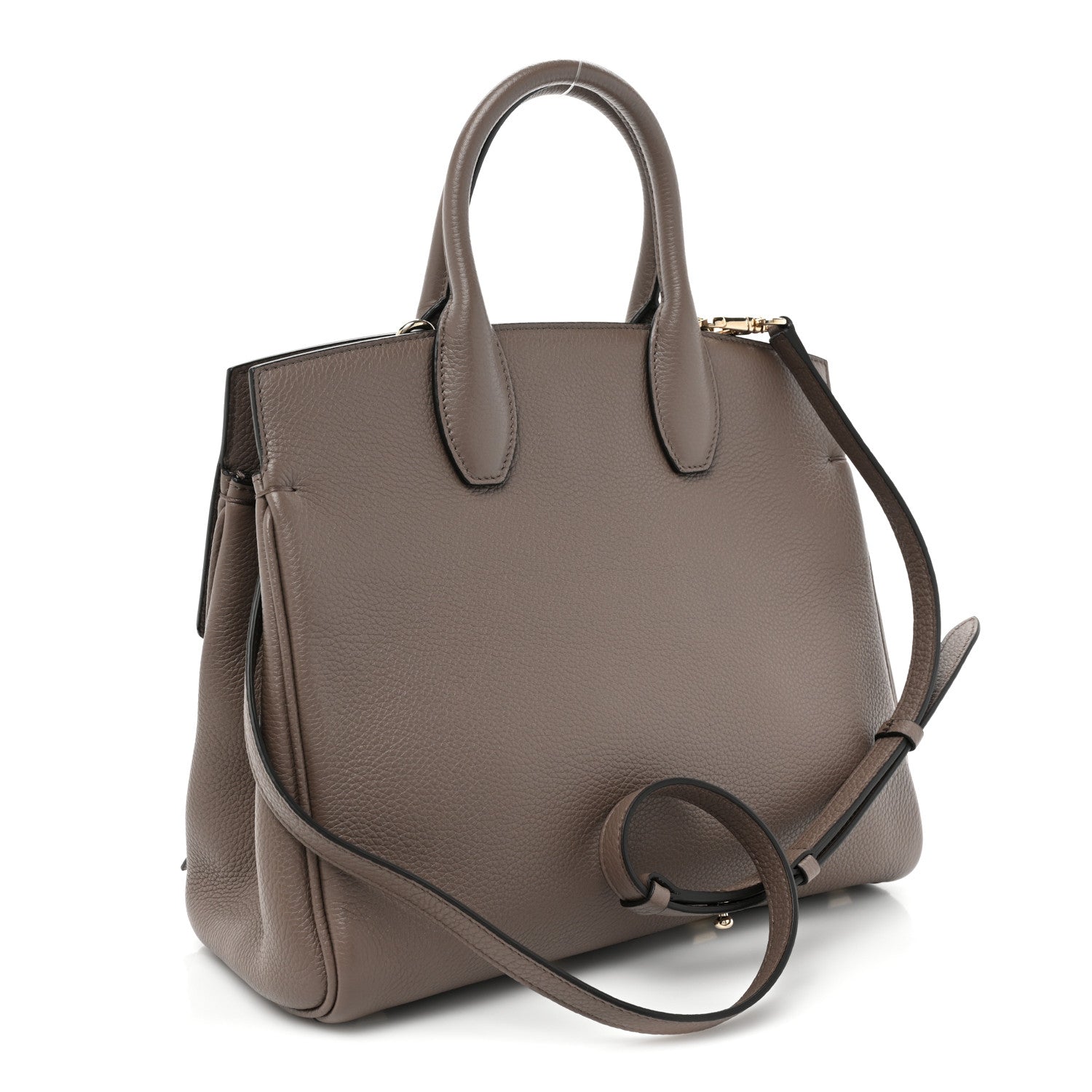 Salvatore Ferragamo Calfskin Studio Bag Caraway Seed 4 of 12