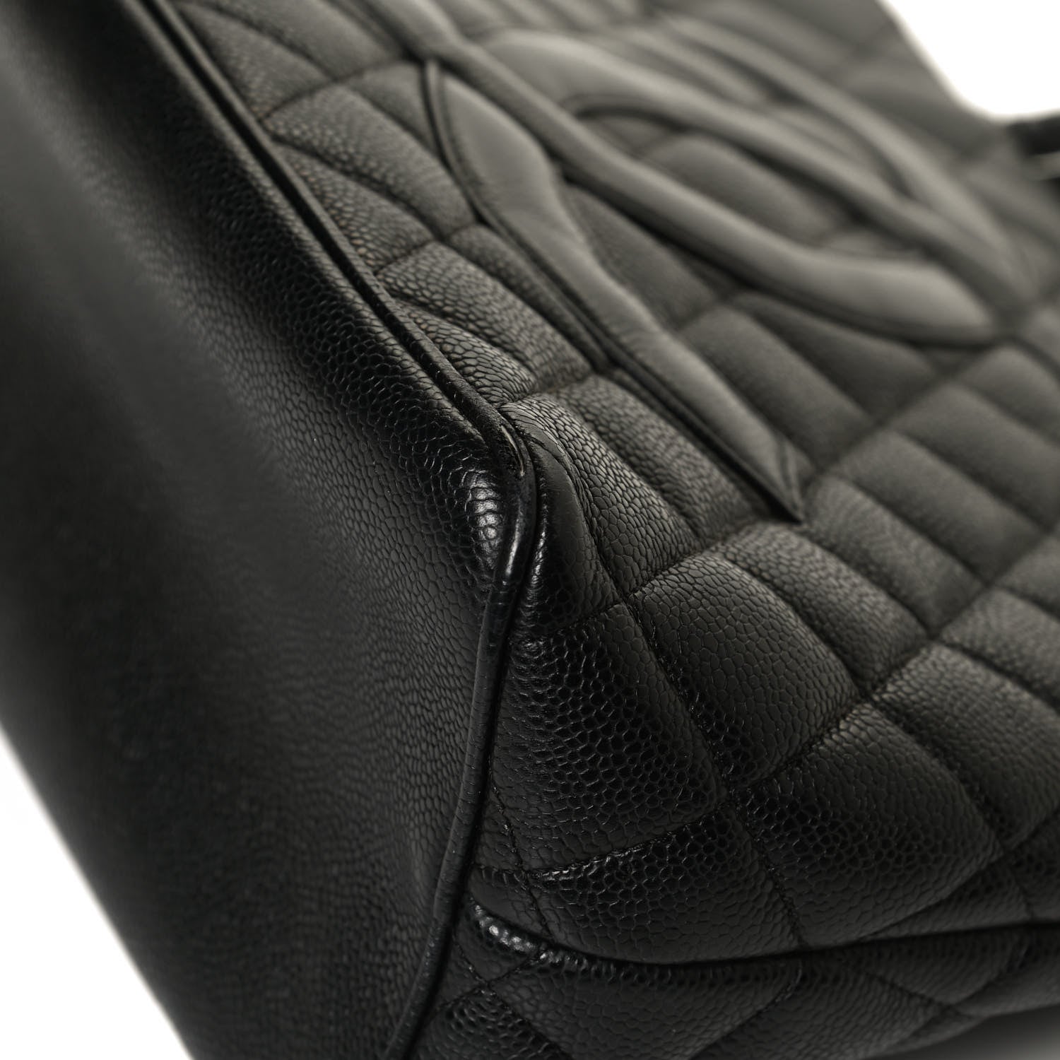 Chanel Caviar Quilted Medallion Tote Black 11 of 17
