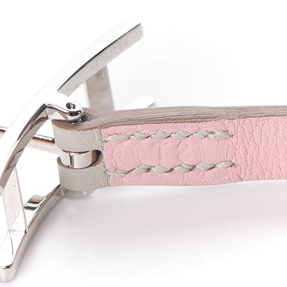 Hermes Swift Behapi Double Tour Bracelet T2 Rose Sakura Gris Perle 4 of 6