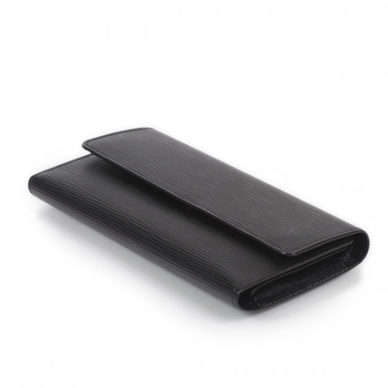 Louis Vuitton Epi Porte Tresor International Wallet Black 5 of 13