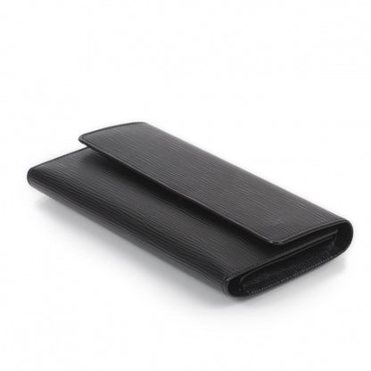 Louis Vuitton Epi Porte Tresor International Wallet Black 5 of 13