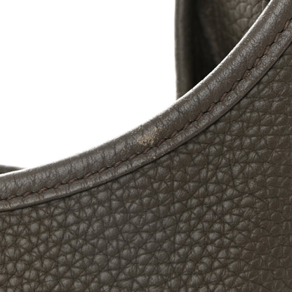 Hermes Taurillon Clemence Evelyne III GM Etain 11 of 12