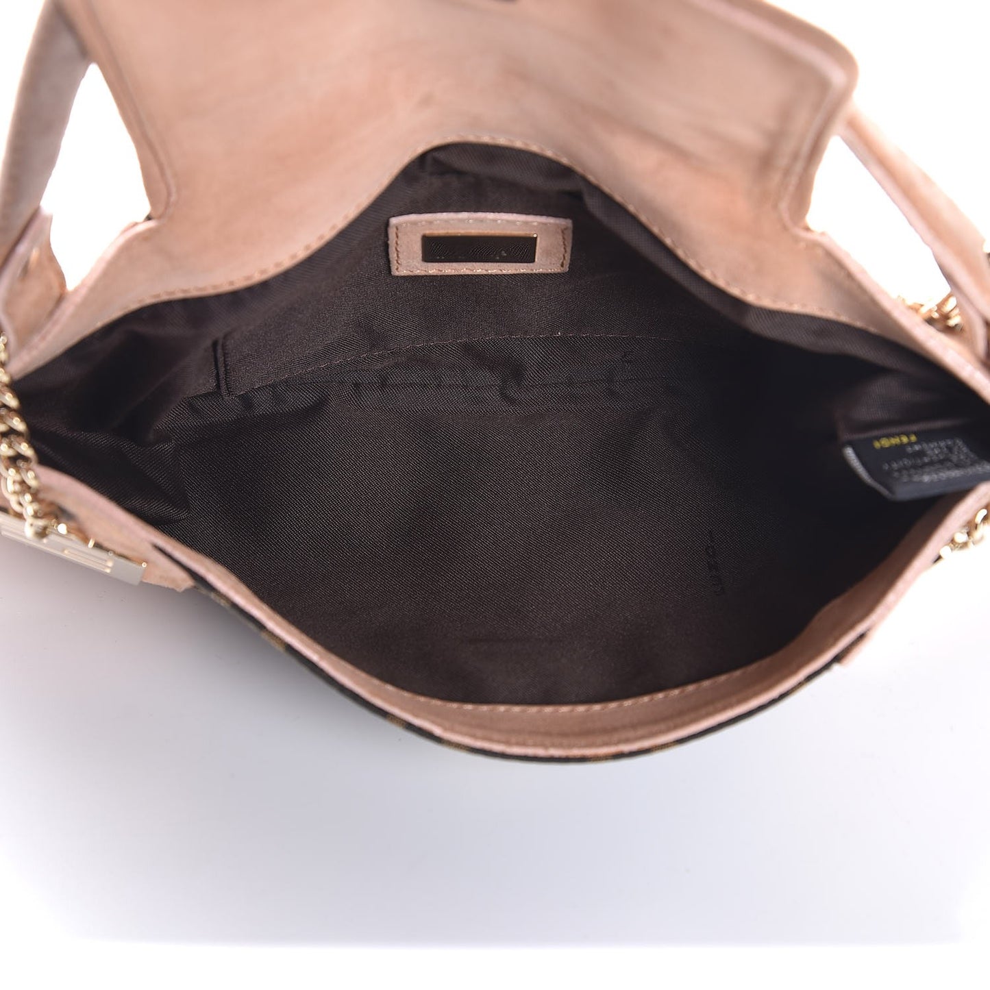 Suede Zucca Baguette Pink