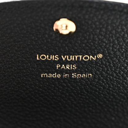 Louis Vuitton Empreinte Rosalie Coin Purse Black 6 of 7