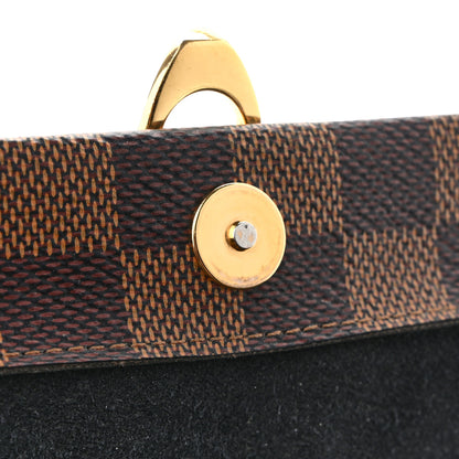 Louis Vuitton Damier Ebene Vavin Chain Wallet Black 11 of 17