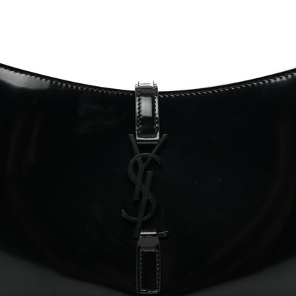 Saint Laurent Patent Le 5 A 7 Monochrome Hobo Black 5 of 10