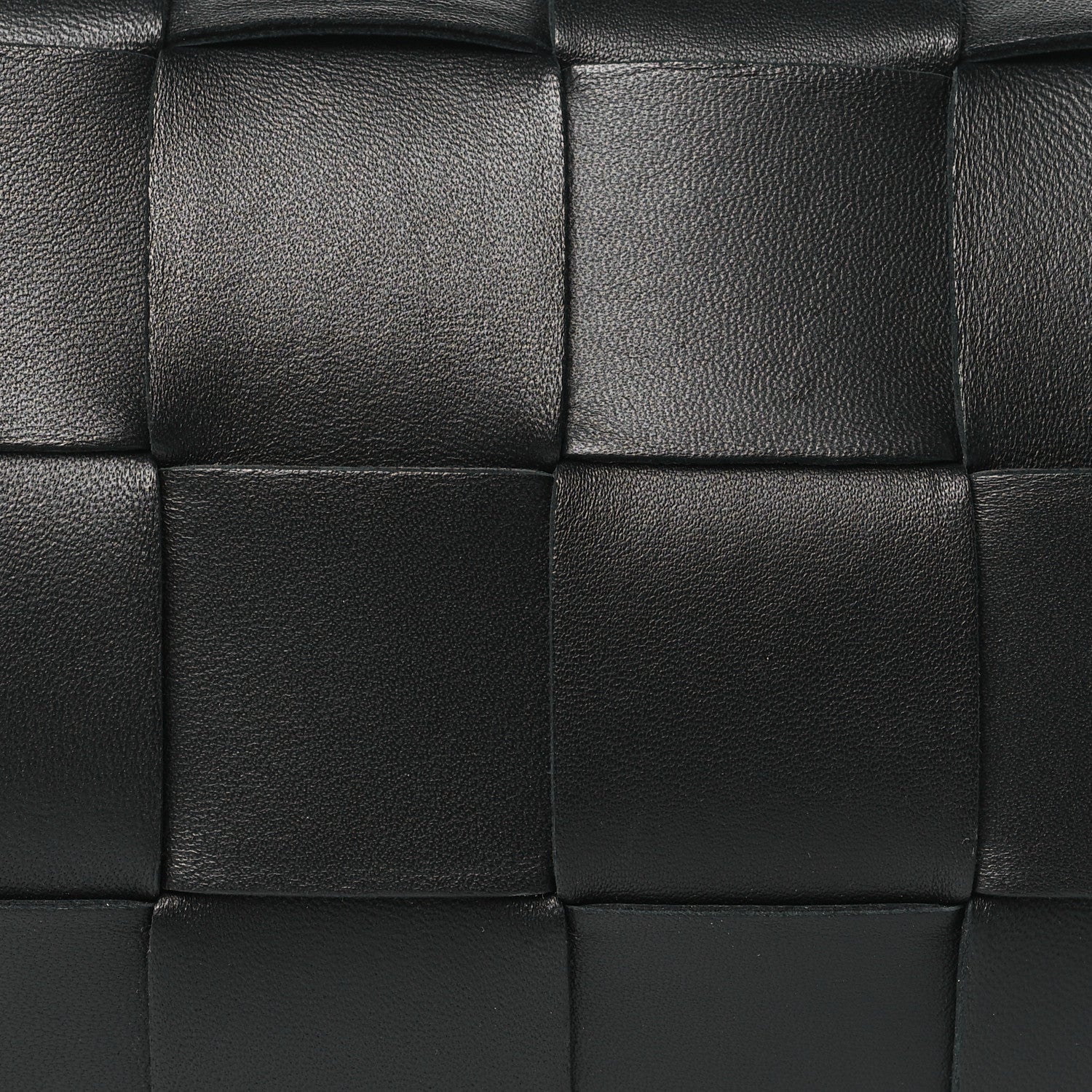 Bottega Veneta Lambskin Maxi Intrecciato Brick Cassette Bag Black 8 of 11