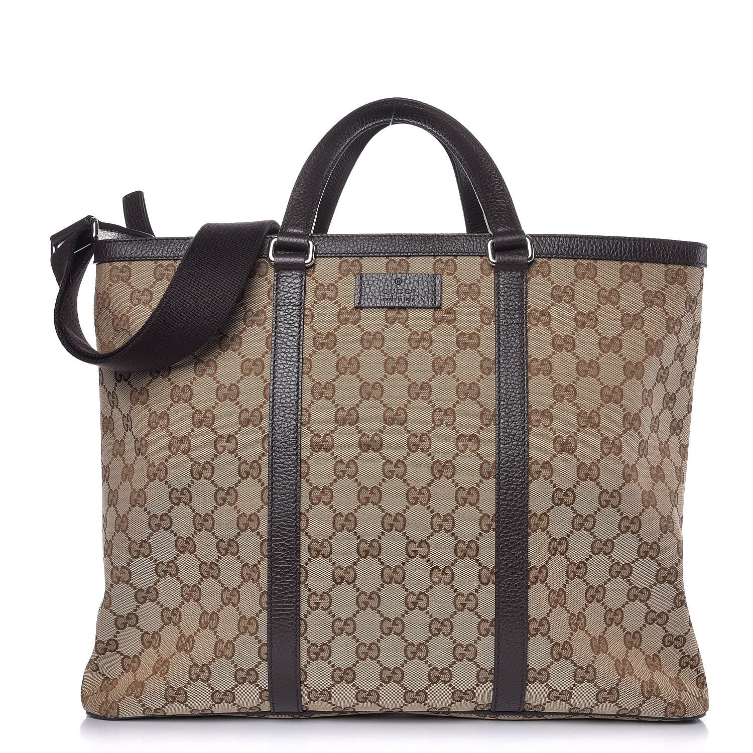 Gucci GG Monogram Large Joy Tote Bag Dark Brown 1 of 7