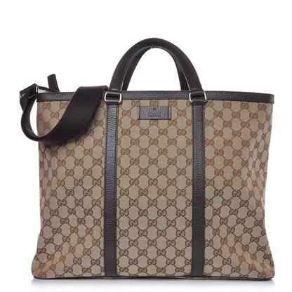 Gucci GG Monogram Large Joy Tote Bag Dark Brown 1 of 7