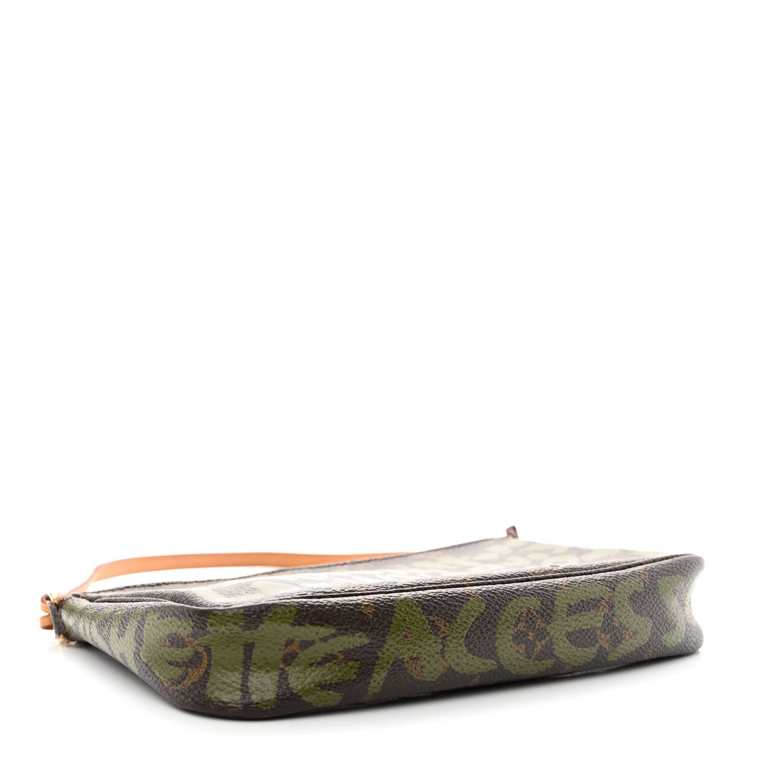 Louis Vuitton Monogram Graffiti Pochette Accessories Kaki 4 of 14