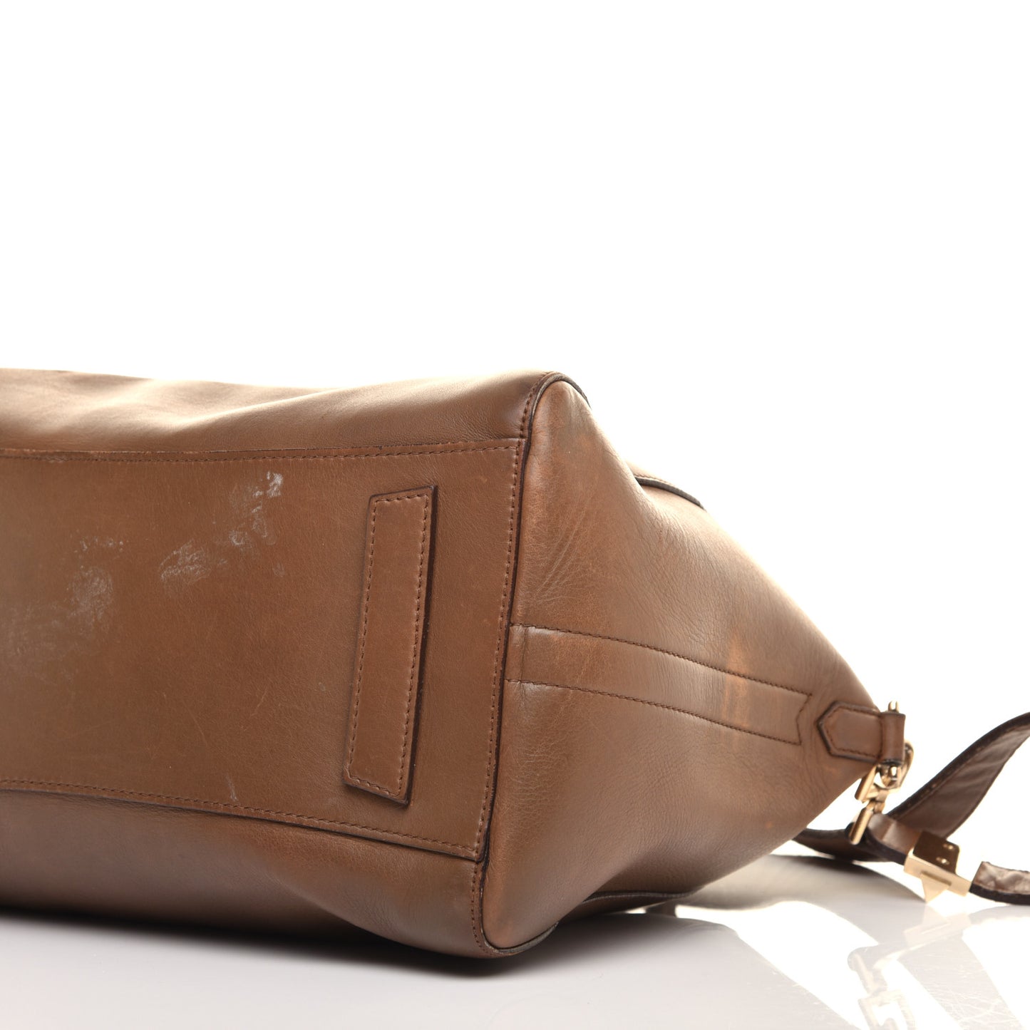 Smooth Calfskin Medium Woven Antigona Hazel