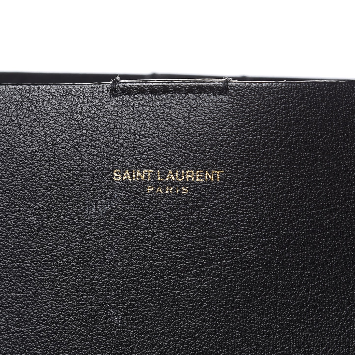 Calfskin Large Shopping Tote Black