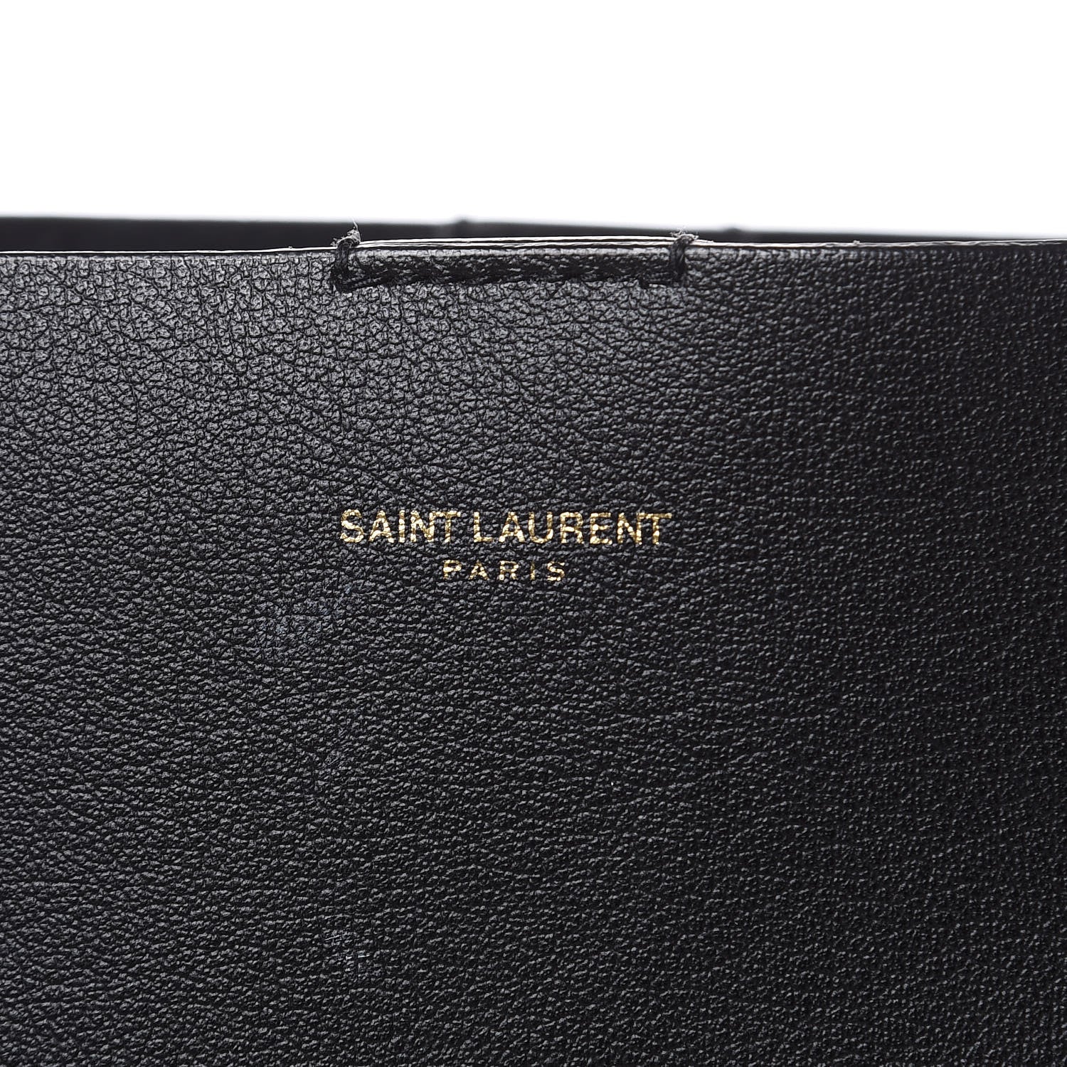 Saint Laurent Calfskin Large Shopping Tote Black 11 of 11