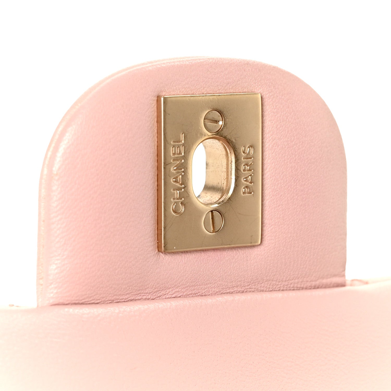 Chanel Lambskin Quilted Mini Rectangular Flap Light Pink 7 of 11