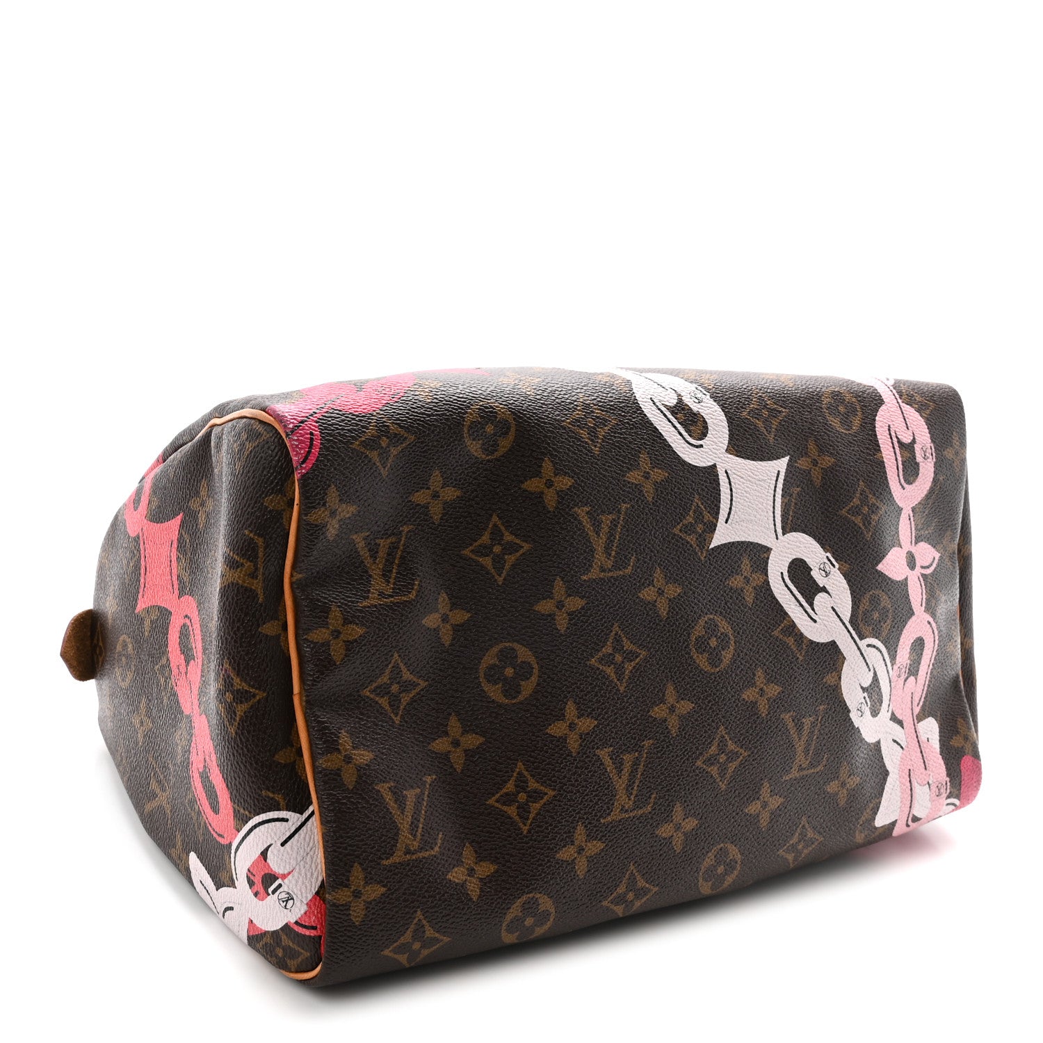 Louis Vuitton Monogram Bay Speedy 30 Rose Ballerine Poppy 4 of 10