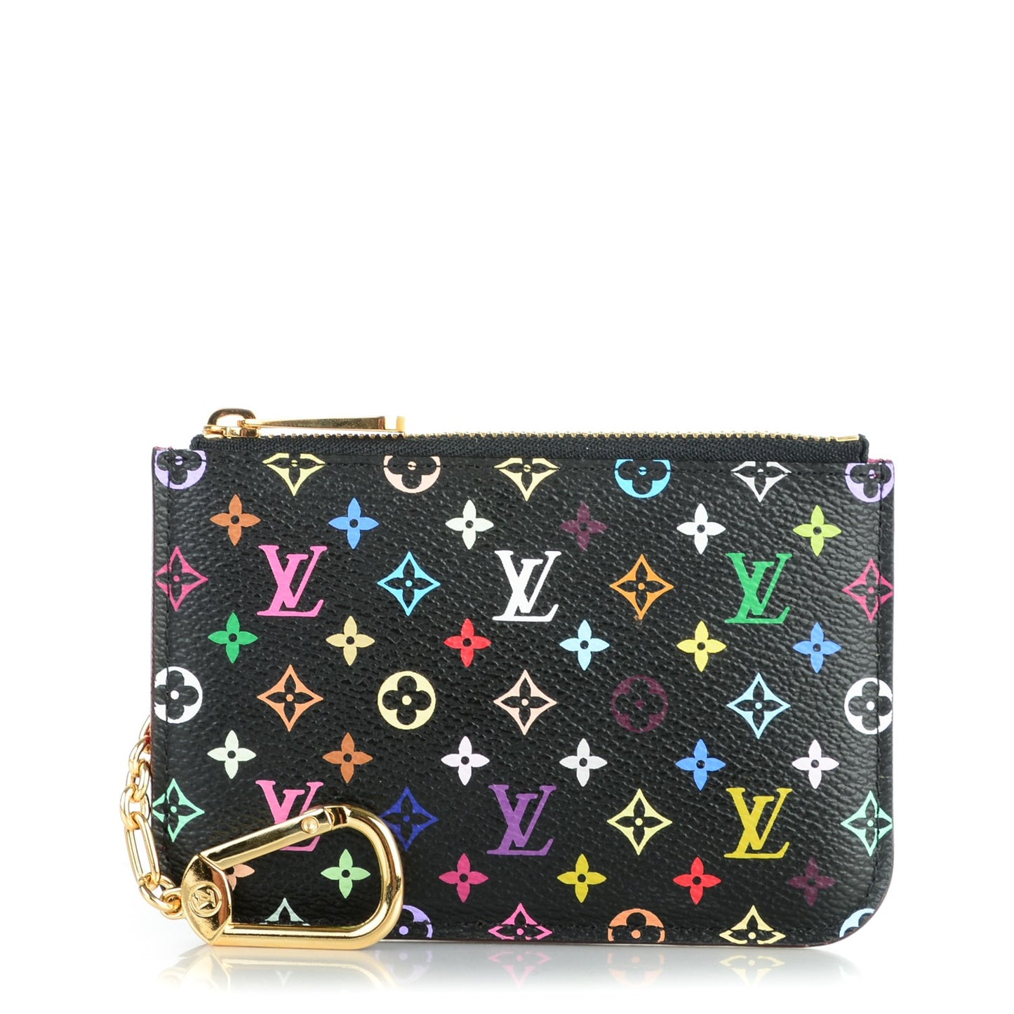 Monogram Multicolor Key Pouch Black Grenade