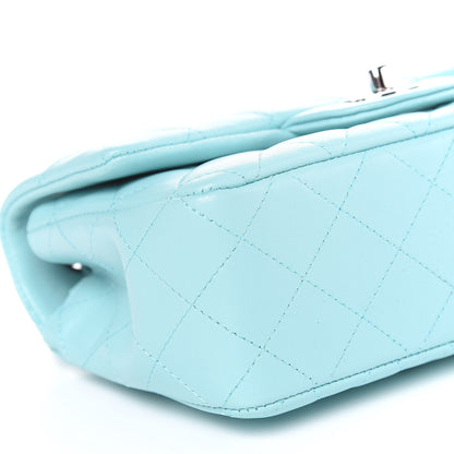 Chanel Lambskin Quilted Mini Rectangular Flap Light Blue 6 of 11