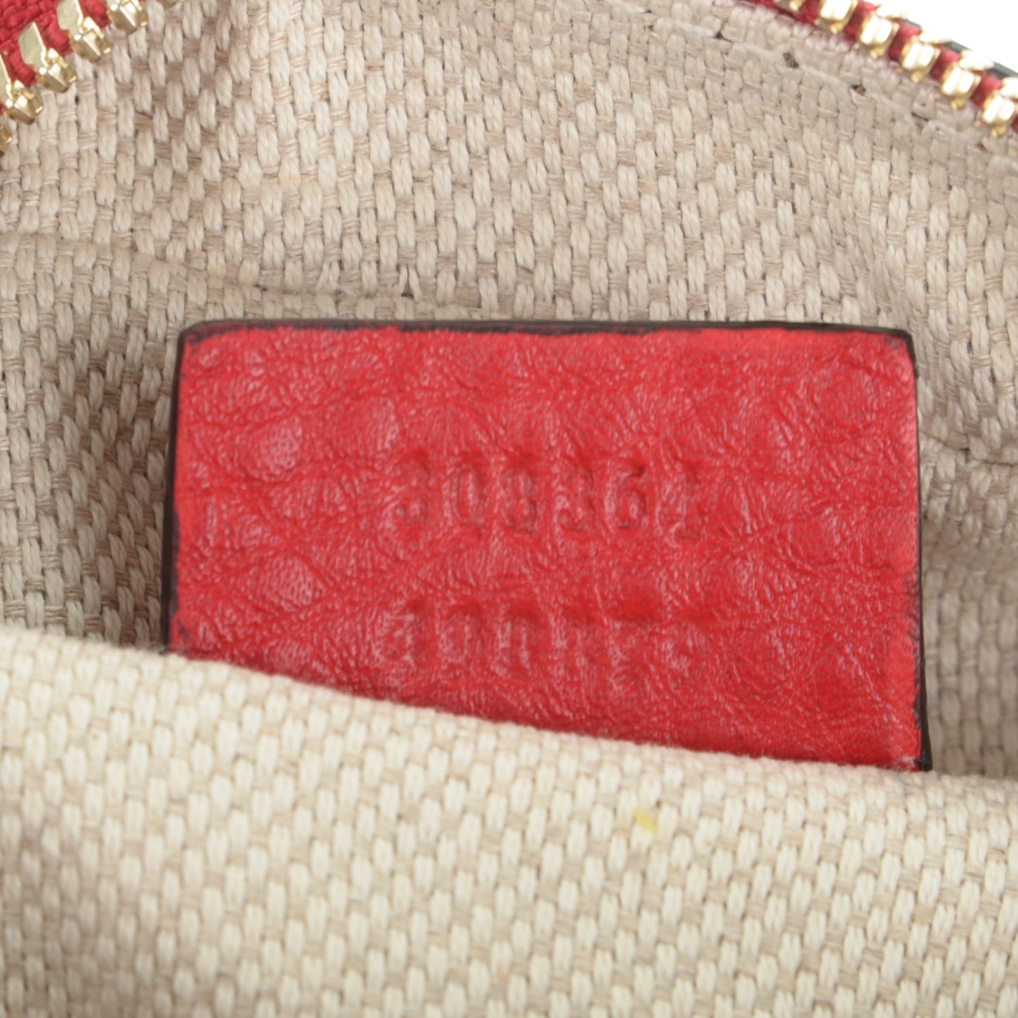 Pebbled Calfskin Small Soho Disco Bag Tabasco Red