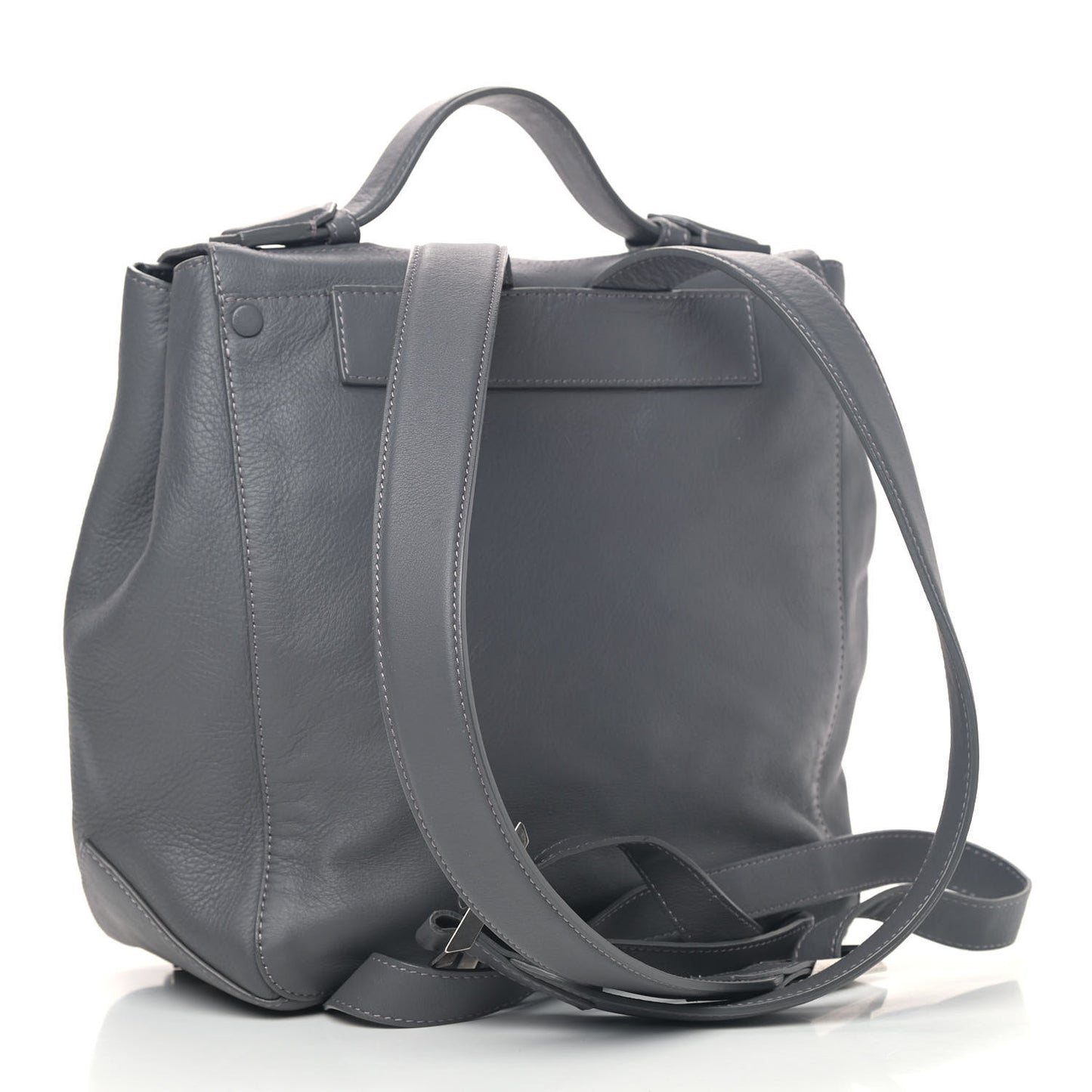 Calfskin PS Courier Backpack Heather Grey