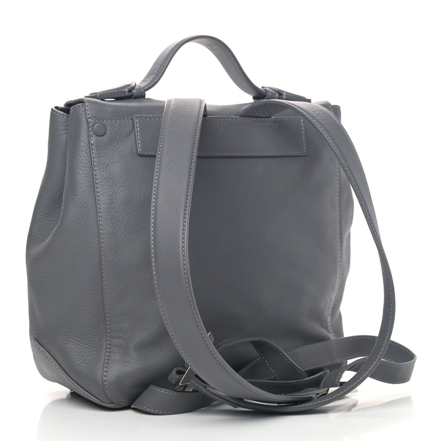 Proenza Schouler Calfskin PS Courier Backpack Heather Grey 2 of 6